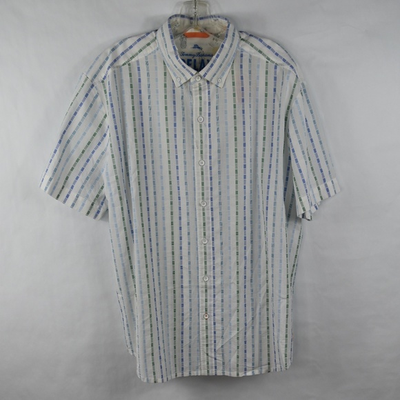 Tommy Bahama Other - Tommy Bahama Mens Camp Shirt Dobby Dash Cruiser